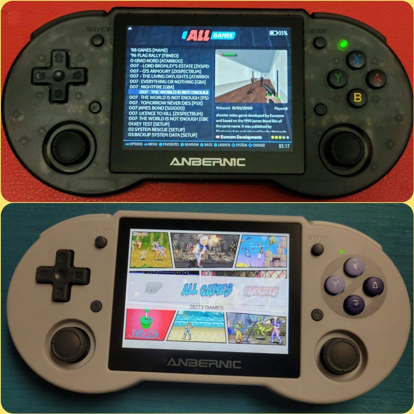 Anbernic RG353V & VS, rg353P & PS, rg353m 256GB SD CARD, fully configured Linux OS - Arcadeclassics