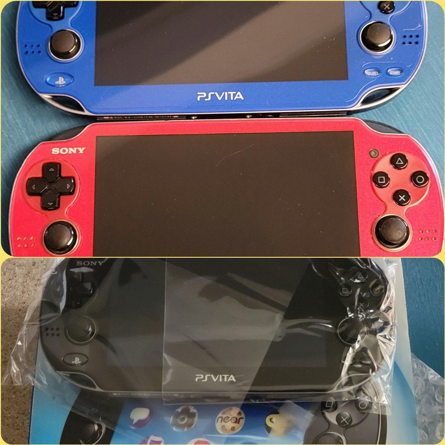 Custom modified jailbreak PlayStation PS Vita 1000 & 2000 consoles, 512GB SD2Vita SD & accessories - Arcadeclassics