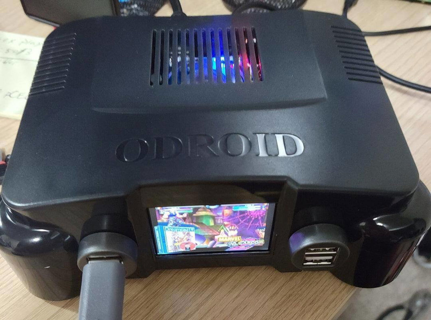 Custom oDroid Xu4 SBC gaming console system, 256GB Recalbox N64 Design & LCD display, A+ gameplay - Arcadeclassics