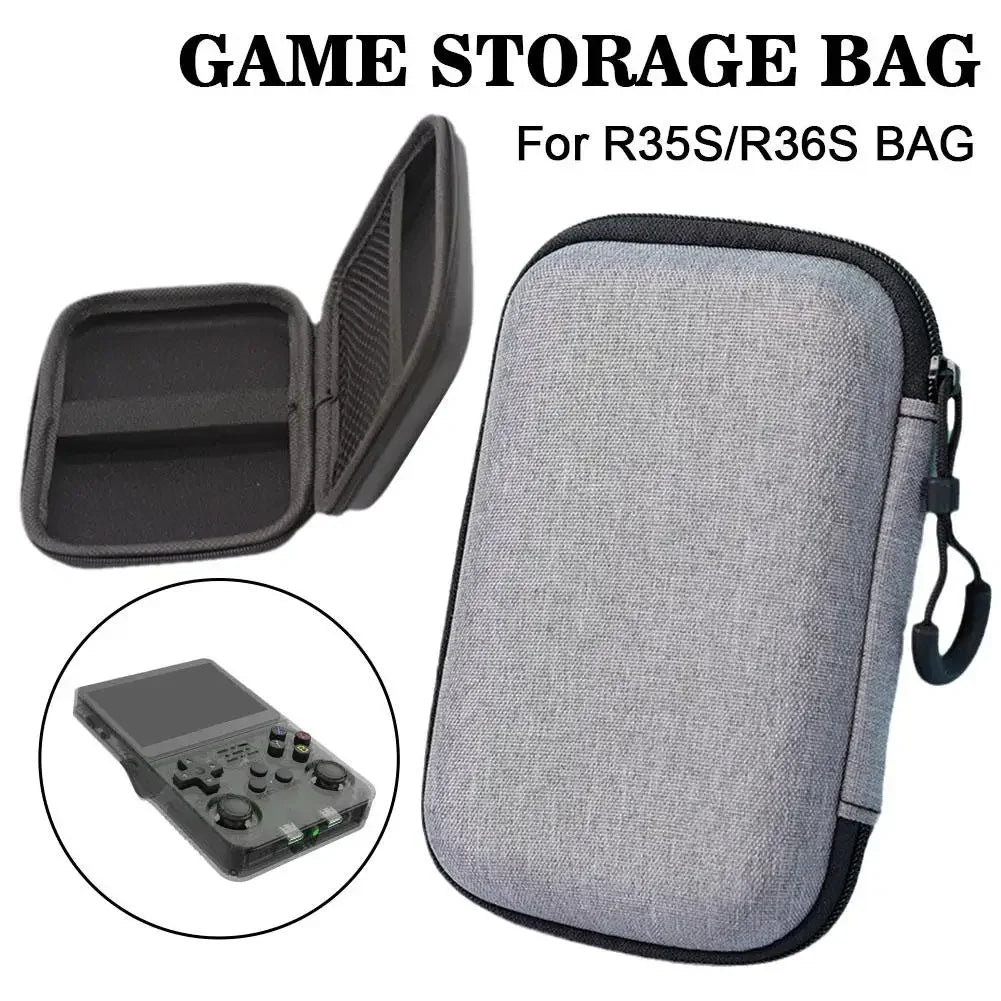 For R36S/R35xx plus, Miyoo Game Console Storage Bag Hard Portable Protect Game Carry Case - Arcadeclassics