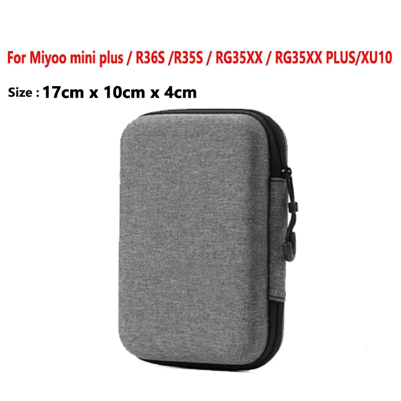 For R36S/R35xx plus, Miyoo Game Console Storage Bag Hard Portable Protect Game Carry Case - Arcadeclassics