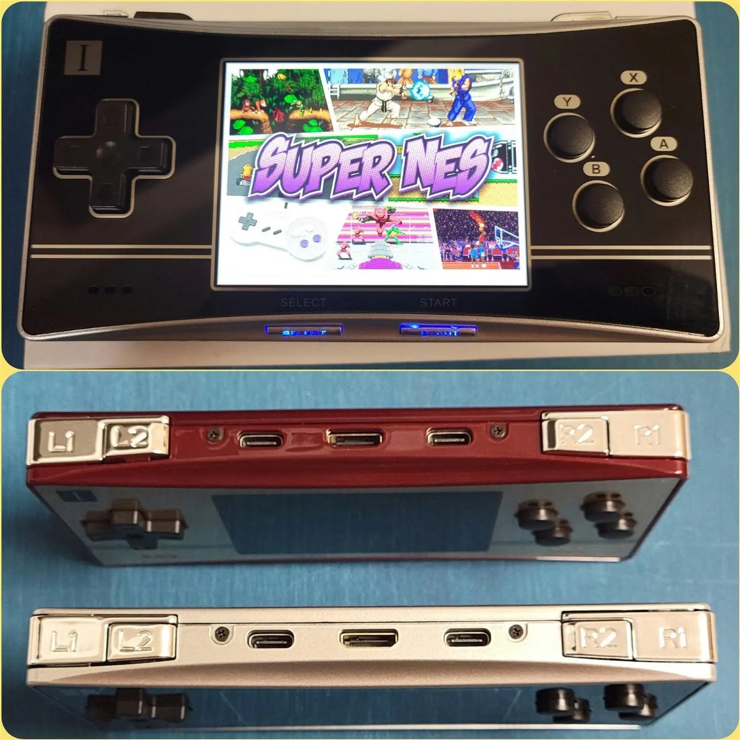 New Anbernic RG300X Gameboy Advance micro style pre-configured retro gaming handheld console system+128GB micro SD, 18k titles, plug&play - Arcadeclassics