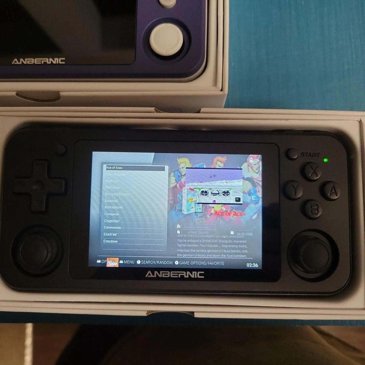 New Anbernic RG351P Custom OS and bundle, 128GB fully configured Micro SD, 53+ systems - Arcadeclassics