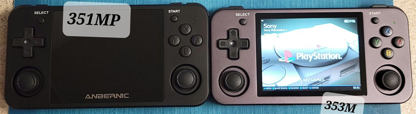 New Anbernic RG353M custom, configured Linux OS & Android, 256GB SD portable gaming handheld console - Arcadeclassics