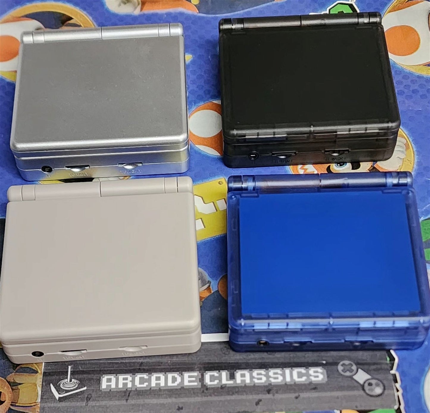 New Anbernic RG35XXSP clamshell GBA SP 128GB custom OS plug&play handheld portable gaming console - Arcadeclassics