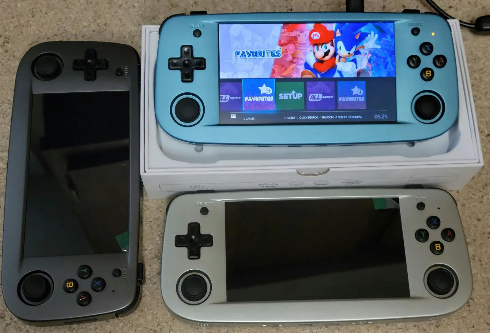 New Anbernic RG503 Retro gaming handheld console, 5" OLED VITA display, 256GB Plug & play custom OS, 50+ systems - Arcadeclassics