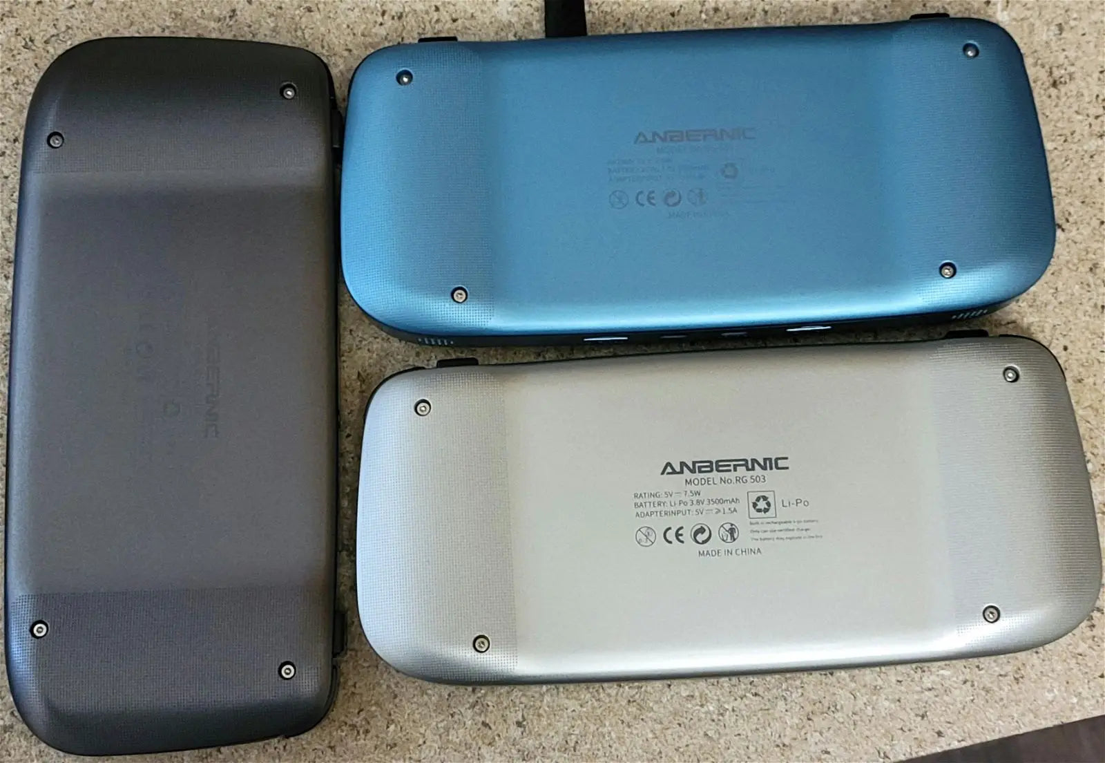 New Anbernic RG503 Retro gaming handheld console, 5" OLED VITA display, 256GB Plug & play custom OS, 50+ systems - Arcadeclassics