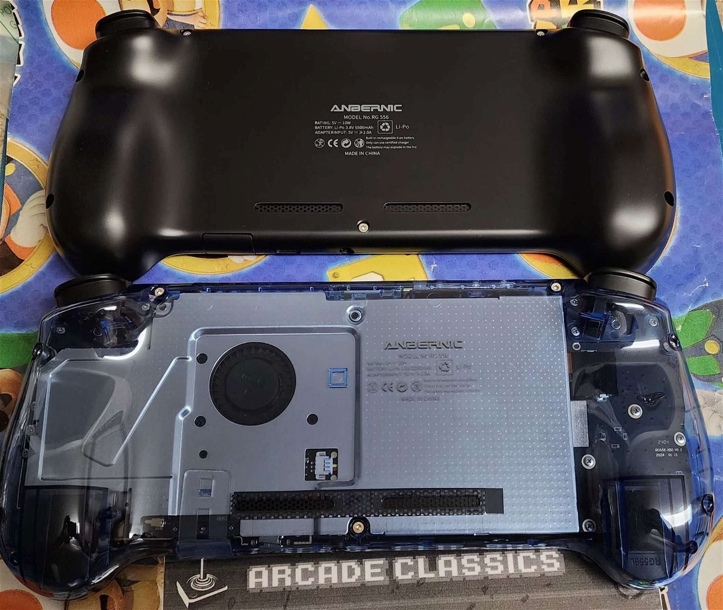 New Anbernic RG556 5.4" OLED 512GB, 1TB pug & play portable handheld gaming console - Arcadeclassics