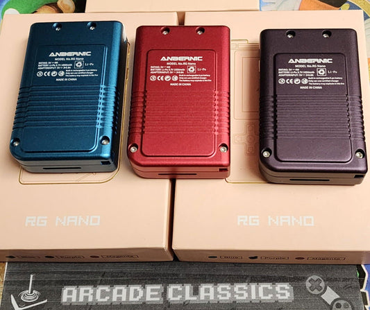 New Anbernic RG Nano 64GB Keychain custom Linux Funkey S portable handheld game console - Arcadeclassics