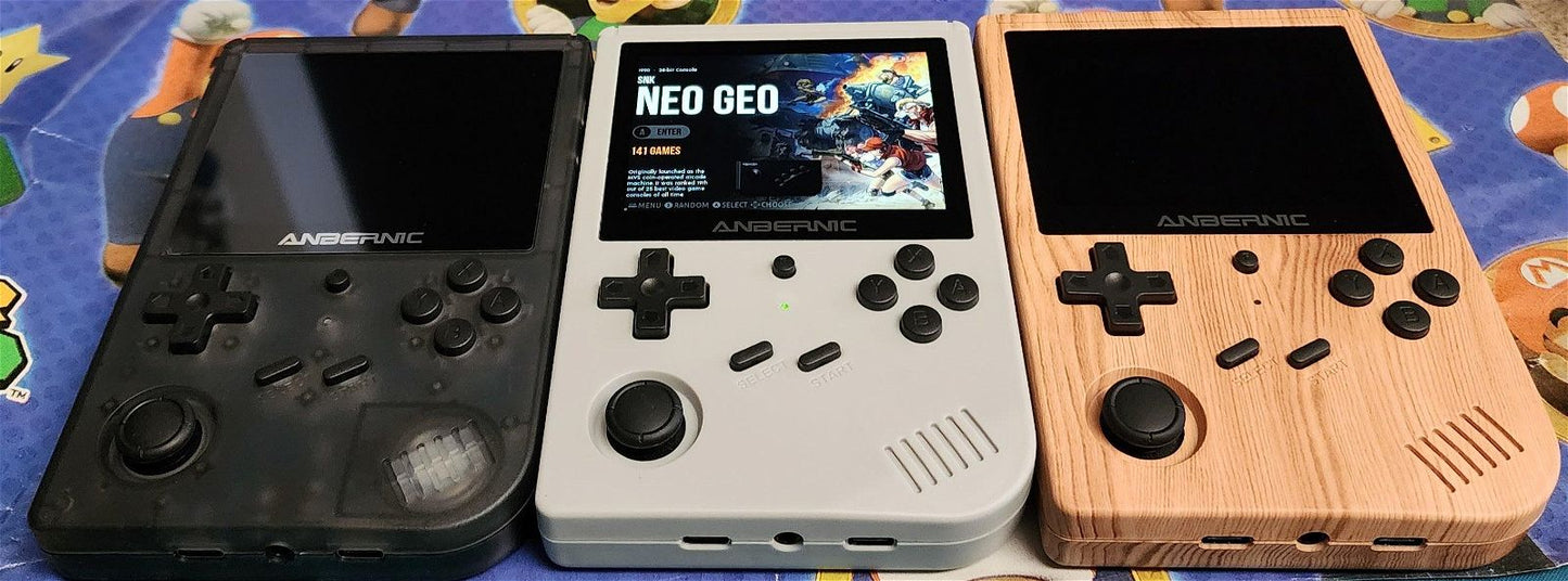 New Anbernic fully configured RG351V 128GB portable handheld gaming console - Arcadeclassics