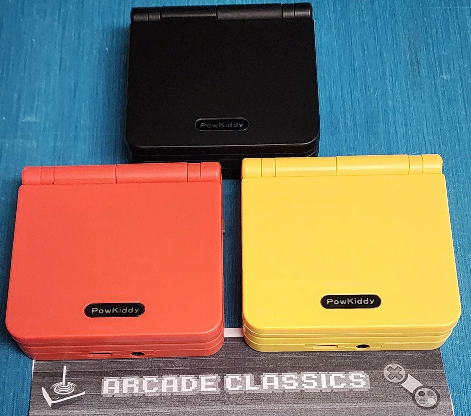 New Powkiddy V90 with custom operating system ultra pocket portable gaming handheld console 64GB Gameboy SP style - Arcadeclassics