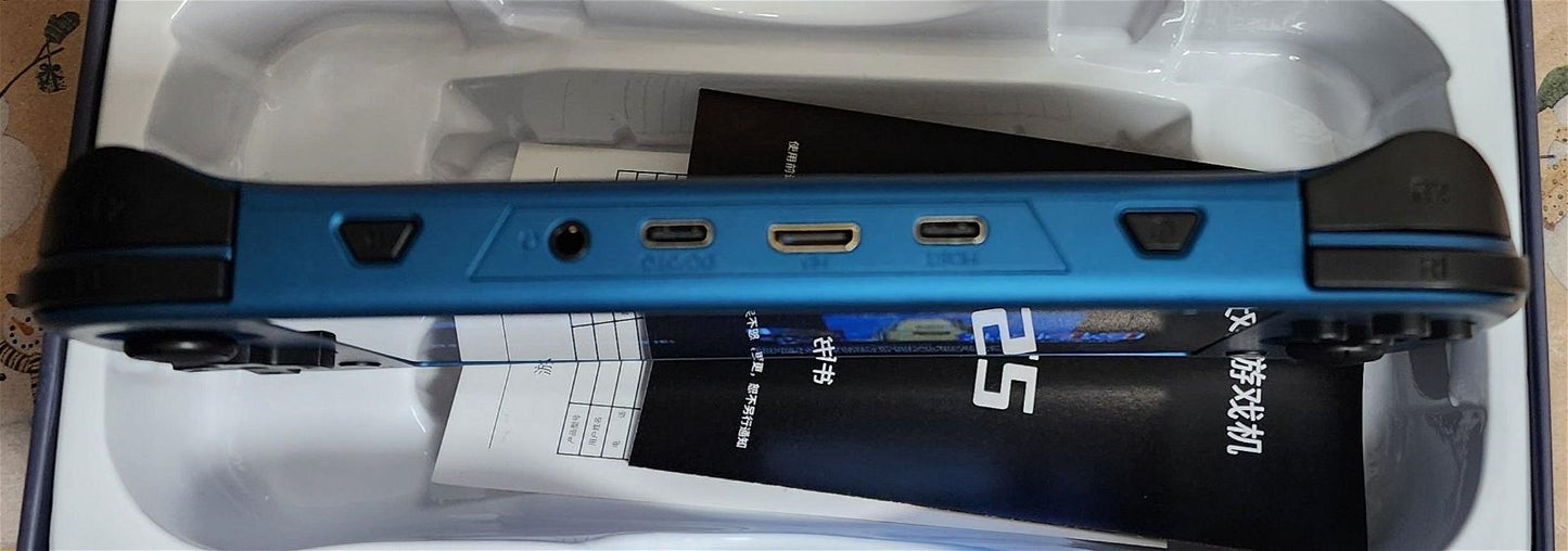 New Powkiddy x55 Custom OS Handheld gaming console & cases 256GB LinuxOS RK3566 5.5" IPS widescreen display - Arcadeclassics