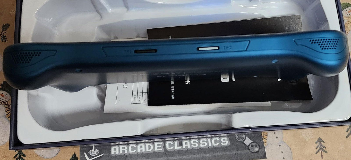 New Powkiddy x55 Custom OS Handheld gaming console & cases 256GB LinuxOS RK3566 5.5" IPS widescreen display - Arcadeclassics