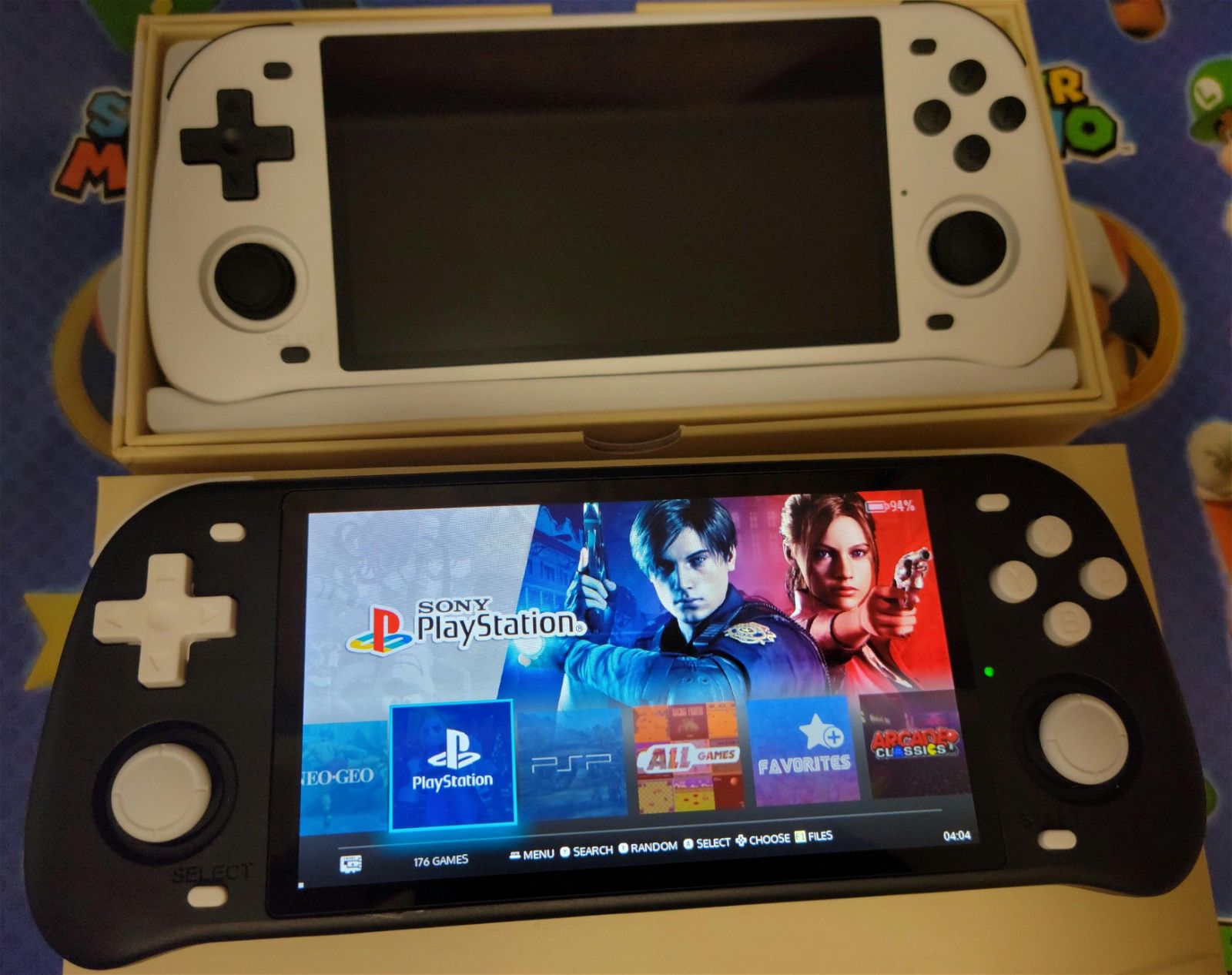 New Rgb10 Max 2, 5" plug & play handheld gaming console, 128GB Retro emulation system, 18k+ titles - Arcadeclassics