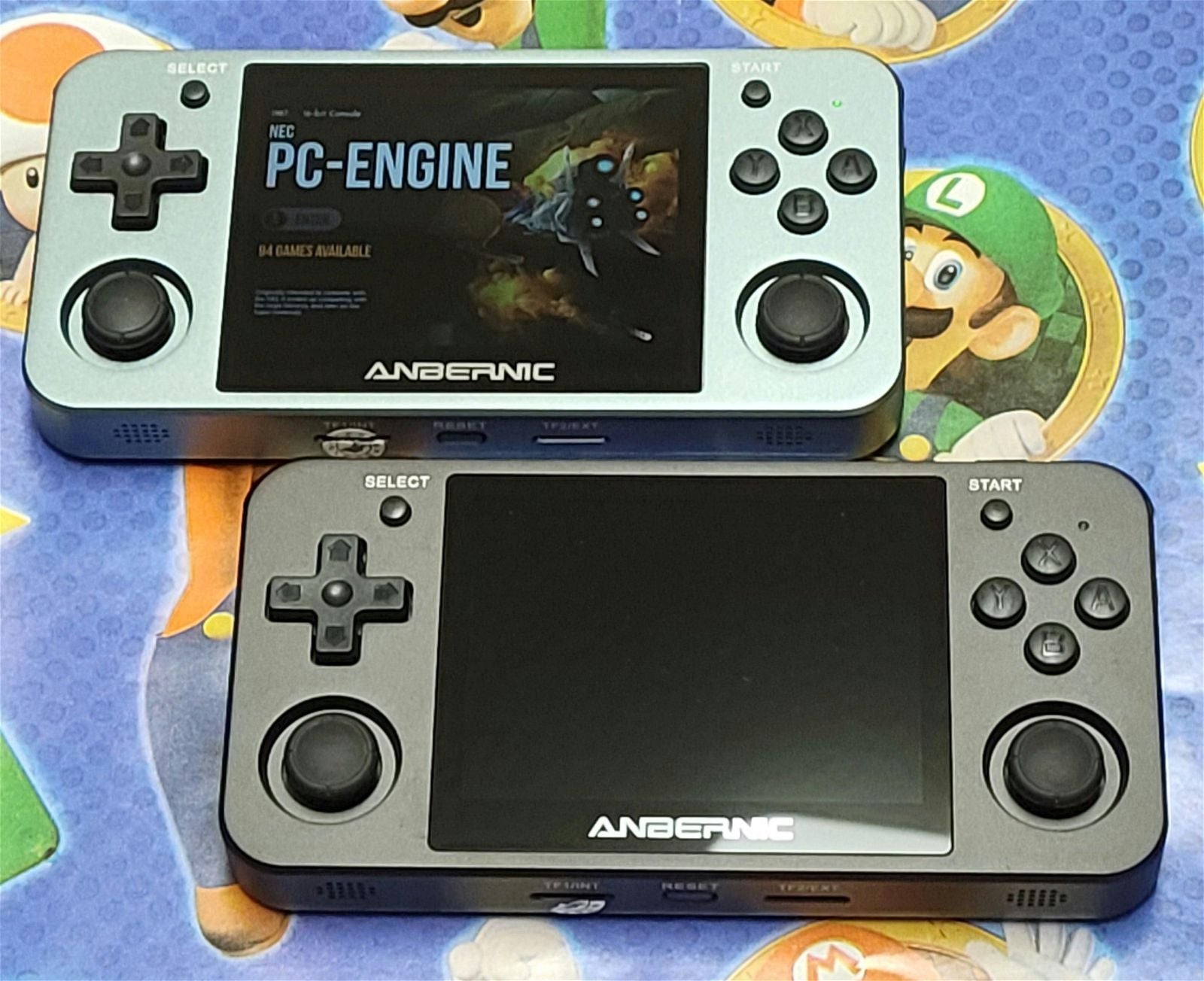 New custom OS Anbernic RG350M 128GB SD retro portable handheld gaming console, plug&play machined aluminum frame. - Arcadeclassics