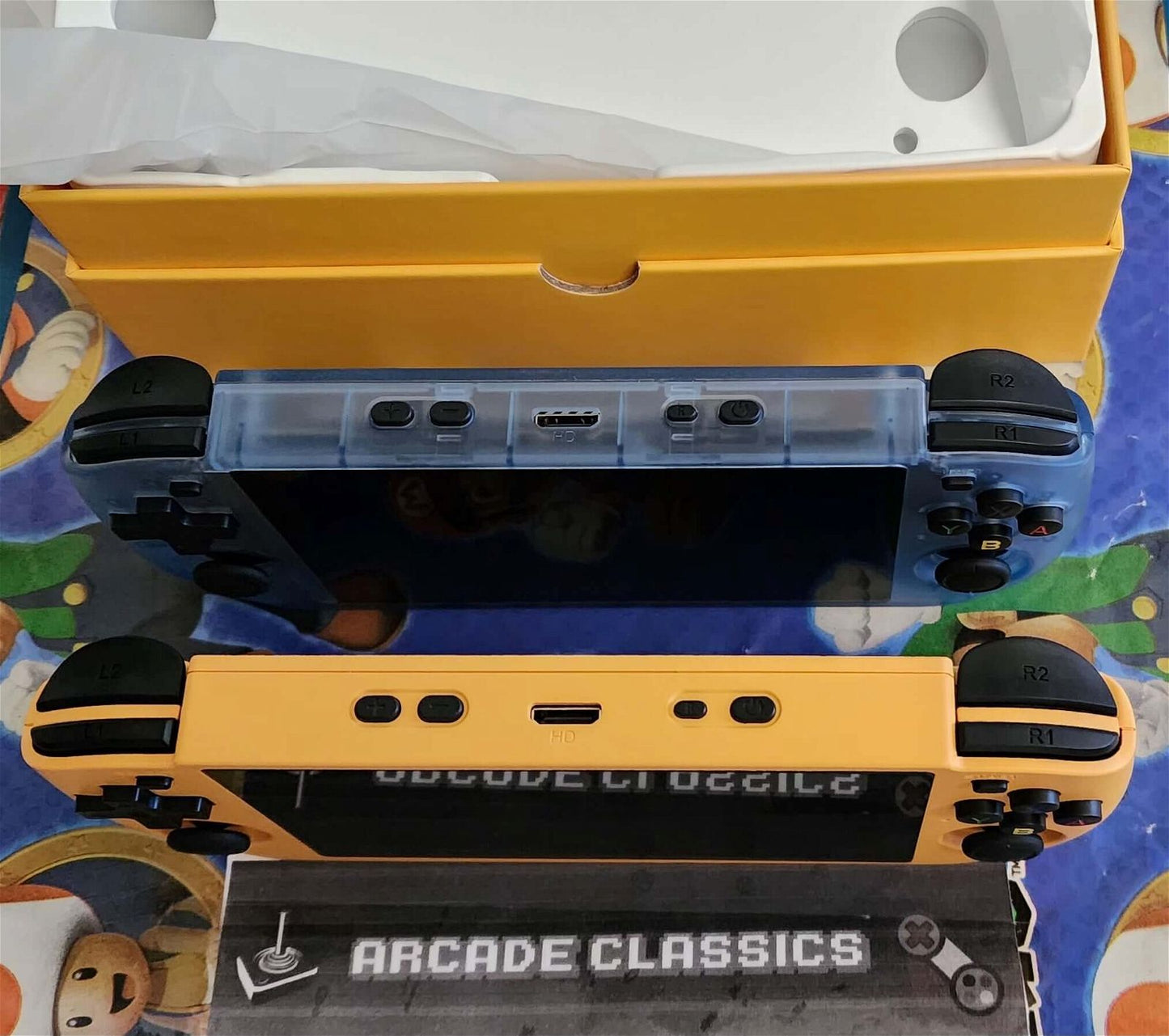 New custom OS RGB10 Max 3 retro handhelds portable gaming console 256GB SD 5" 720P system - Arcadeclassics