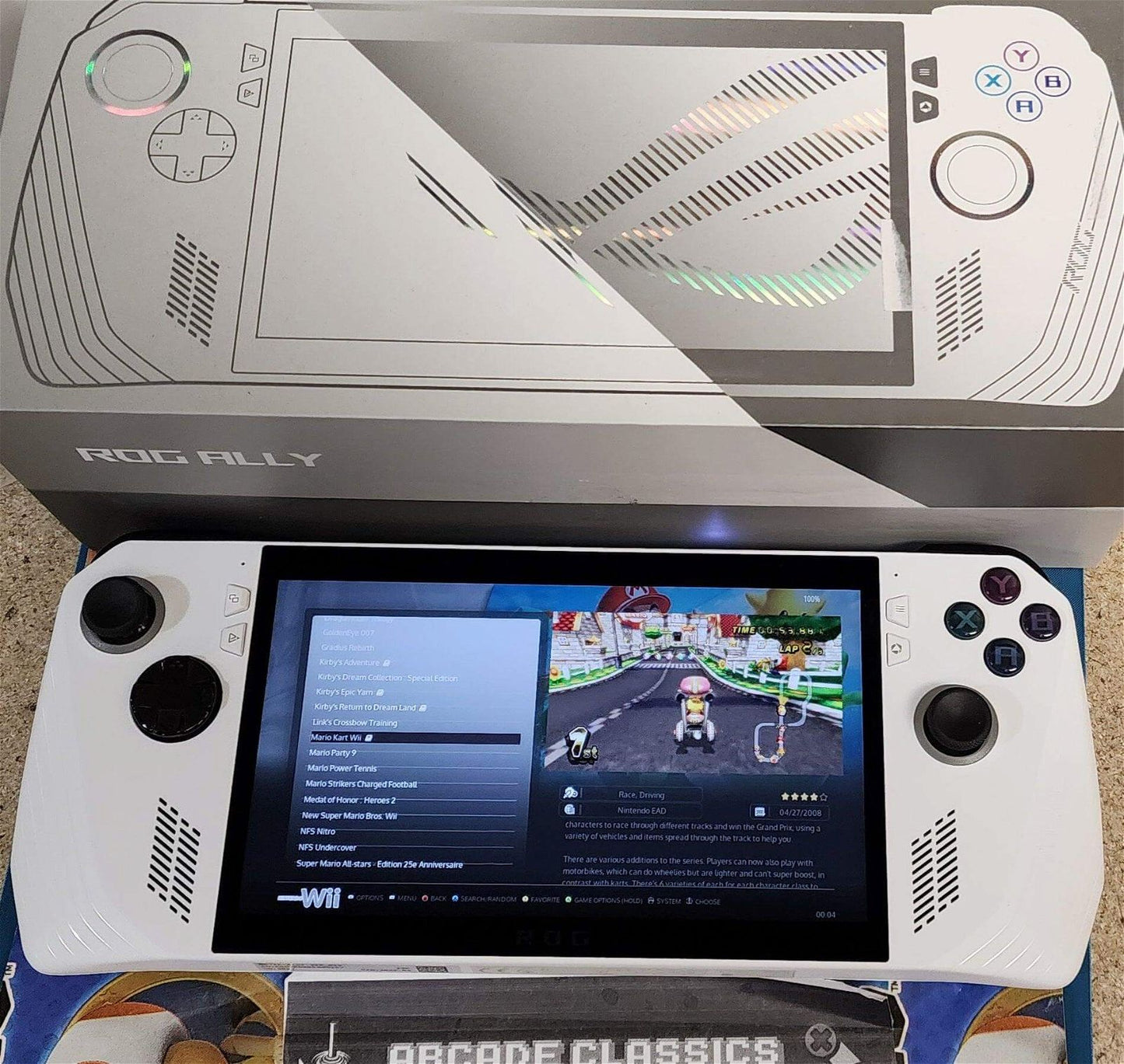 ROG Ally Z1 extreme 16GB RAM 2TB SSD upgrade Batocera OS custom OS 125+ retro emulation gaming systems - Arcadeclassics