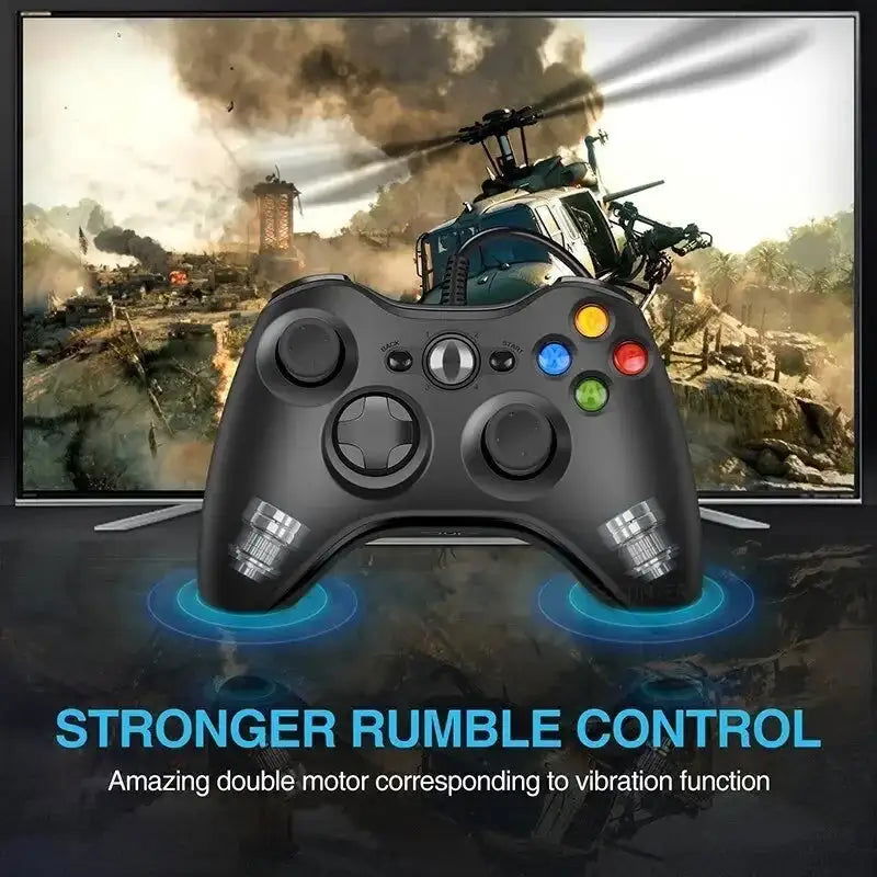 Xbox 360 style wired Slim Pad Game Controller - Arcadeclassics