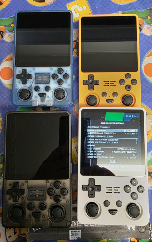 New custom OS software Powkiddy RGB20SX with 256GB SD handheld portable gaming console, excellent performance