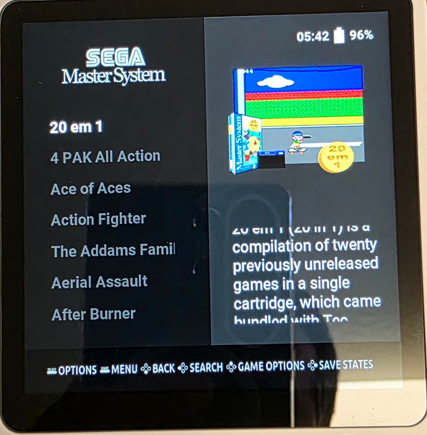 New custom OS software Powkiddy RGB20SX with 256GB SD handheld portable gaming console, excellent performance