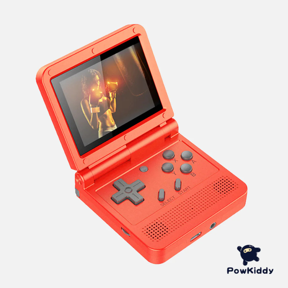 Powkiddy V90 Clamshell GBA SP Style Retro Flip Handheld Game Console Arcadeclassics