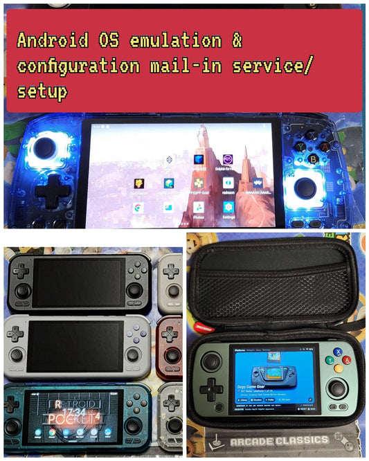 Android OS handheld configuration& setup service, Anbernic, Retroid Pocket, AYN, Odin, all Android Gaming Devices - Arcadeclassics