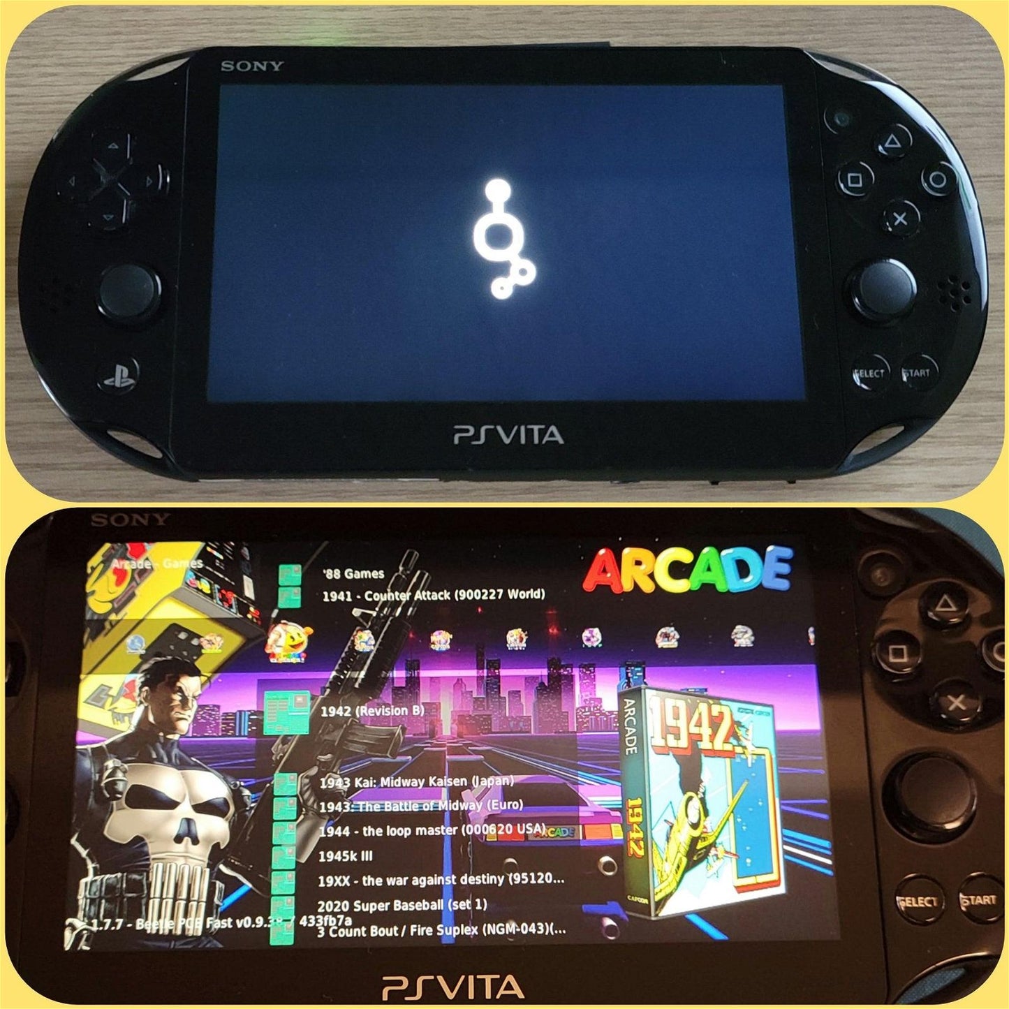 Custom modified jailbreak PlayStation PS Vita 1000 & 2000 consoles, 512GB SD2Vita SD & accessories - Arcadeclassics