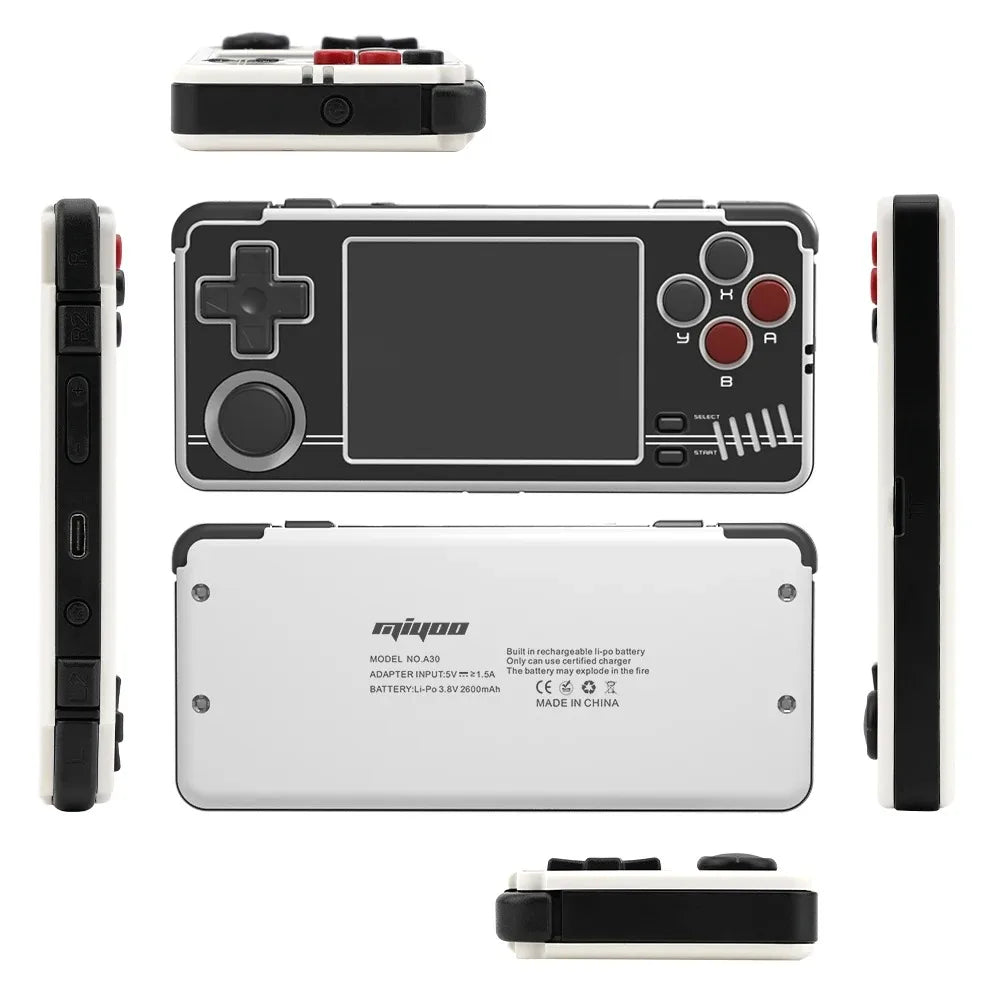 Miyoo A30 Portable Retro Handheld Game Open Source Linux System 2.8 IPS HD Screen 64GB 128GB SD cards - Arcadeclassics