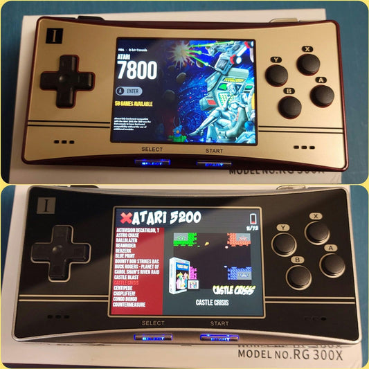 New Anbernic RG300X Gameboy Advance micro style pre-configured retro gaming handheld console system+128GB micro SD, 18k titles, plug&play - Arcadeclassics