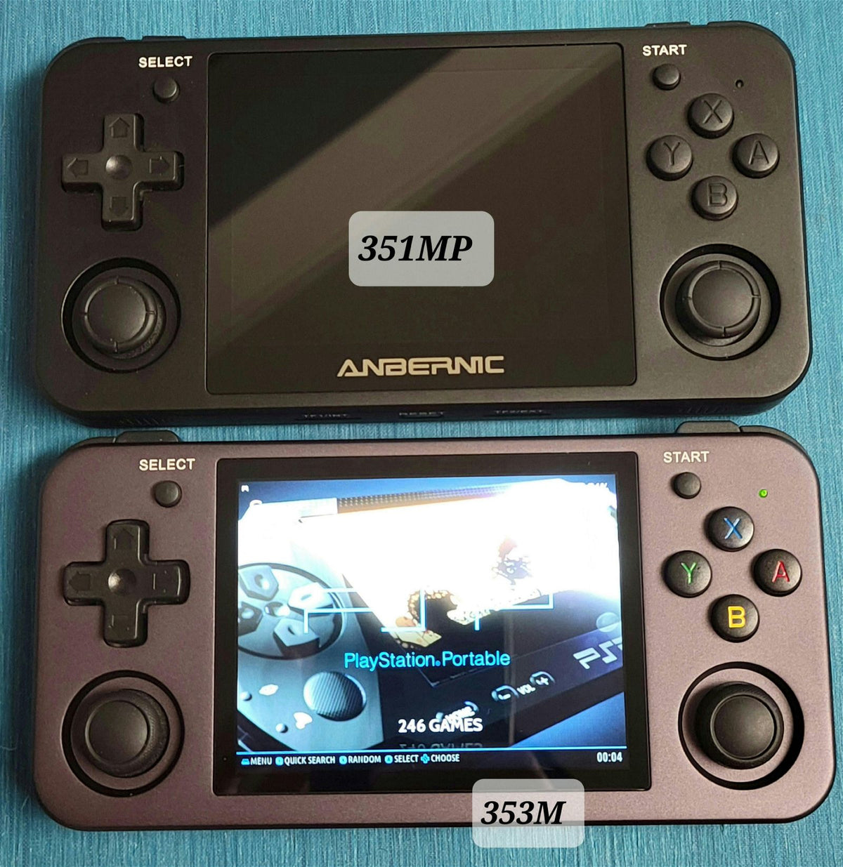 New Anbernic RG353M custom, configured Linux OS & Android, 256GB SD po ...