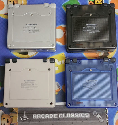 New Anbernic RG35XXSP clamshell GBA SP 128GB custom OS plug&play handheld portable gaming console - Arcadeclassics