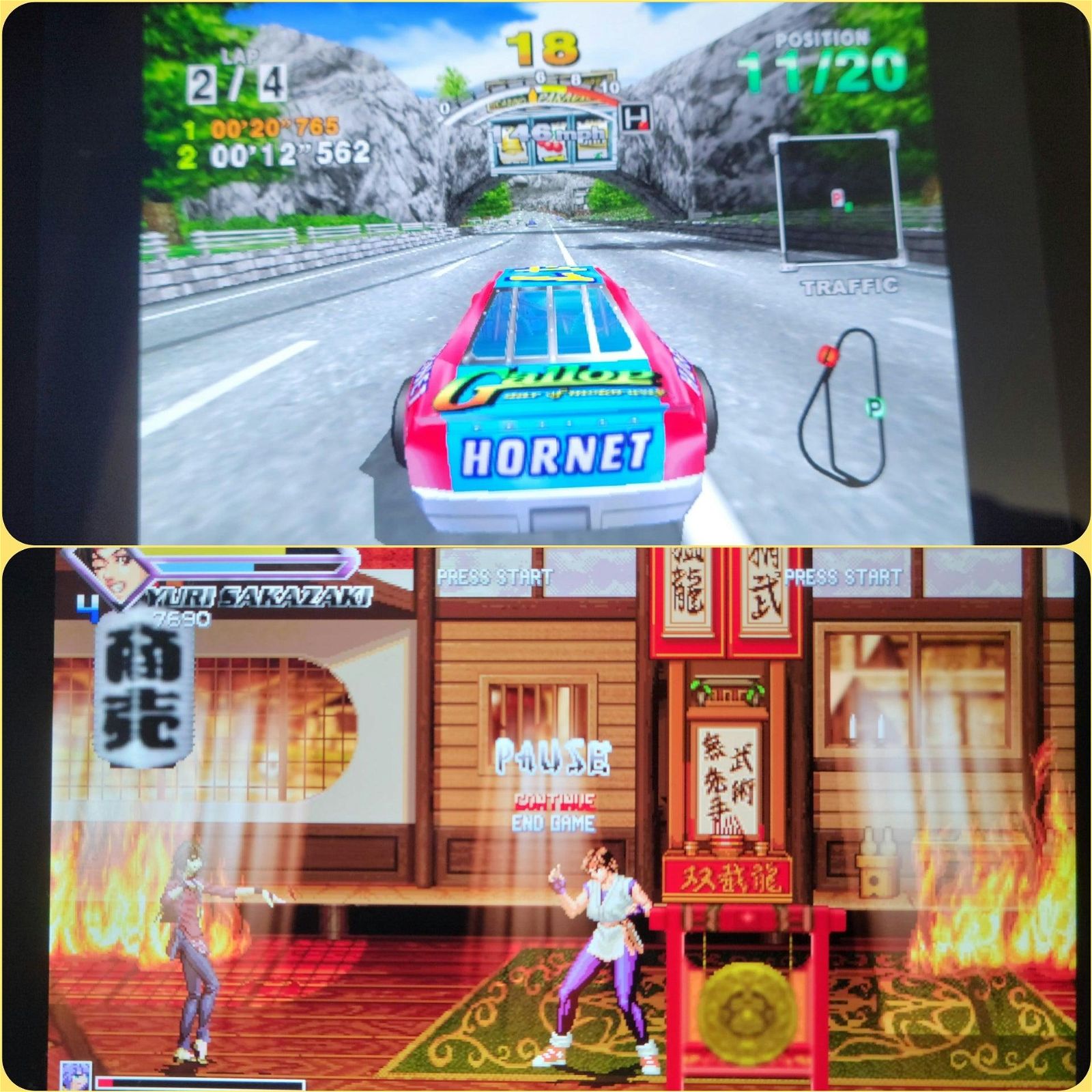 New Anbernic RG552 handheld gaming console, dual boot