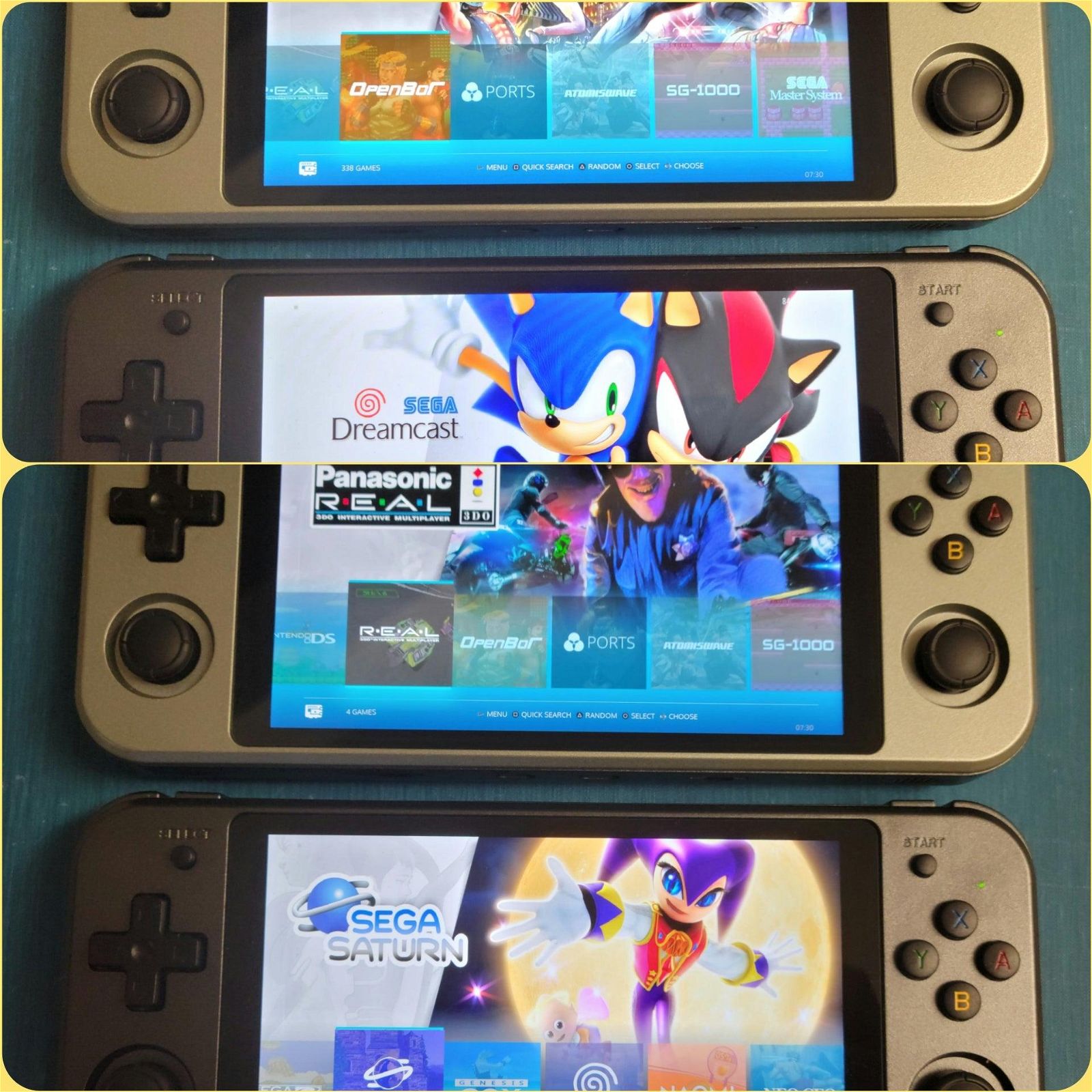 New Anbernic RG552 handheld gaming console, dual boot