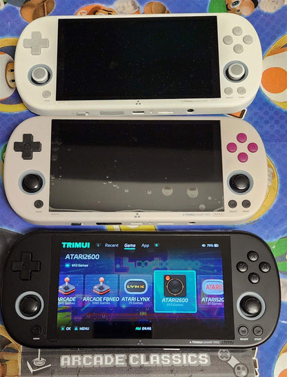 New Trimui Smart Pro custom OS 256GB handheld gaming console, 5 Inch IPS display - Arcadeclassics