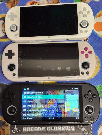 New Trimui Smart Pro custom OS 256GB handheld gaming console, 5 Inch IPS display - Arcadeclassics