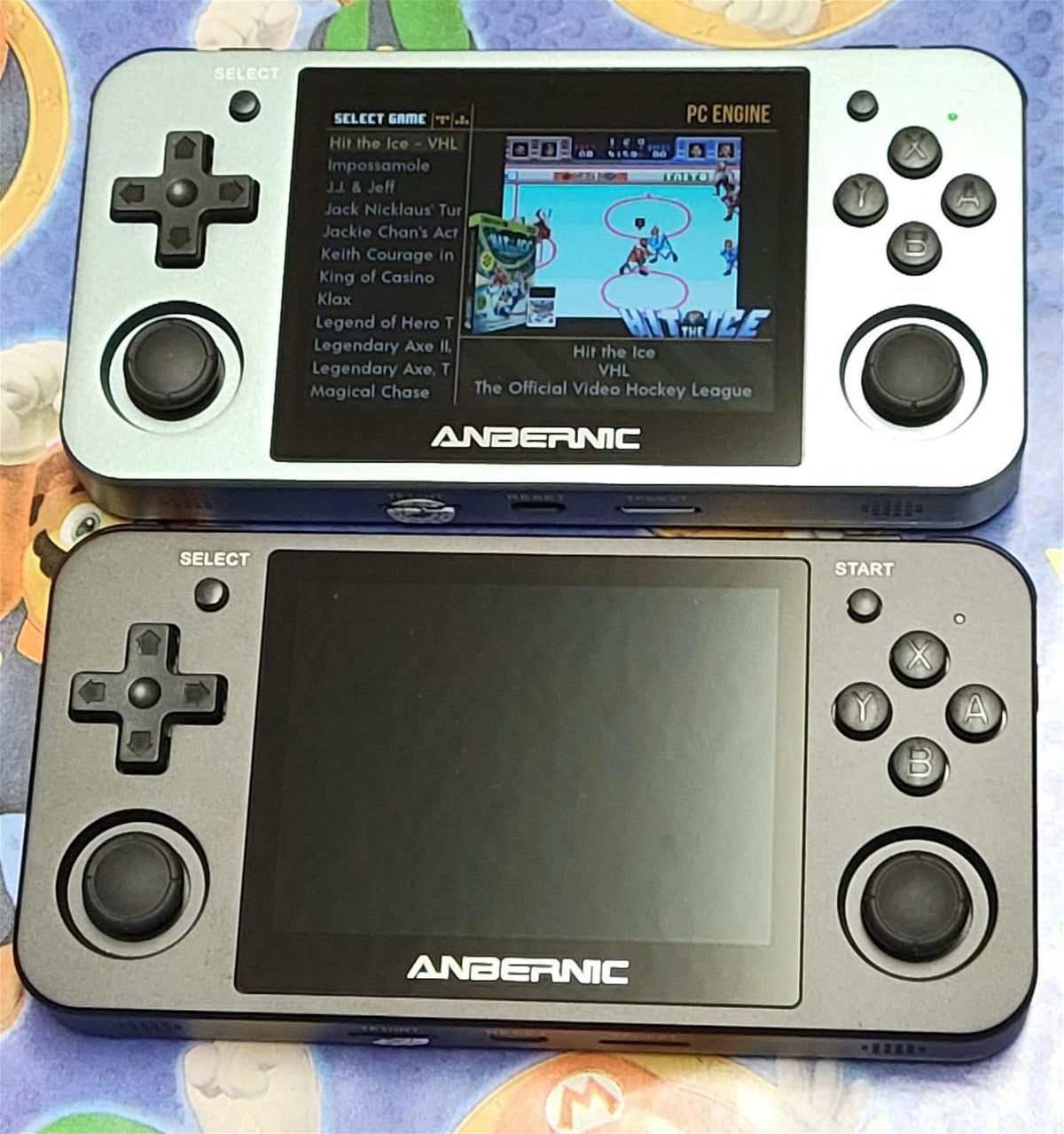 New custom OS Anbernic RG350M 128GB SD retro portable handheld 