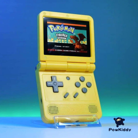 Powkiddy V90 Clamshell GBA SP Style Retro Flip Handheld Game Console - Arcadeclassics