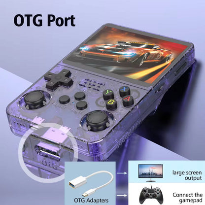 R36S Retro Handheld Video Game Console Linux System 3.5 Inch IPS Screen R35S Pro Portable Pocket Video Player 64GB Games - Arcadeclassics