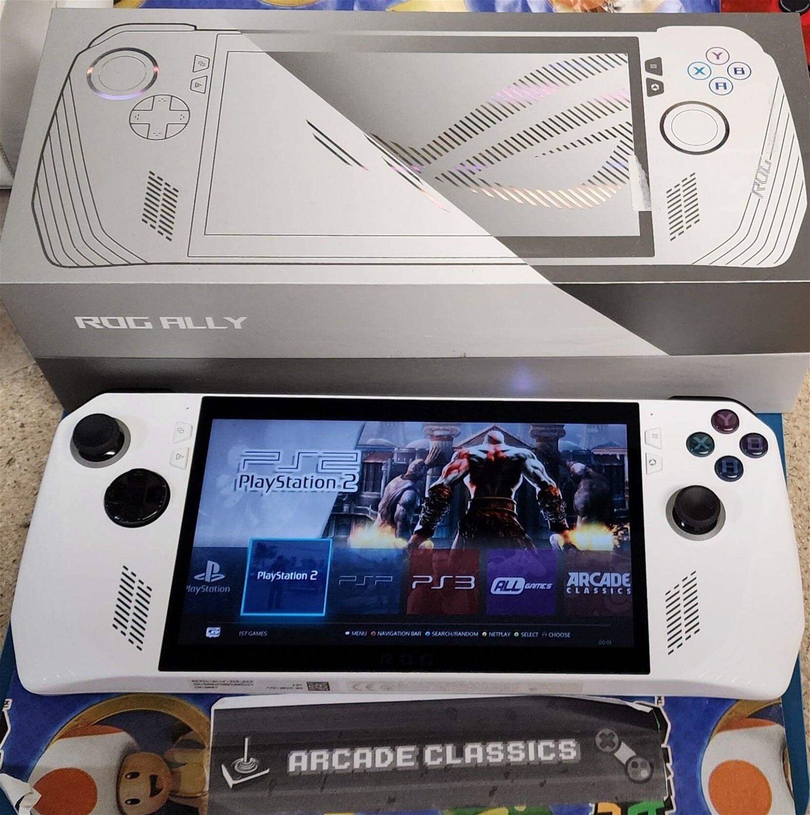 ROG Ally Z1 extreme 16GB RAM 2TB SSD upgrade Batocera OS custom OS 125 ...