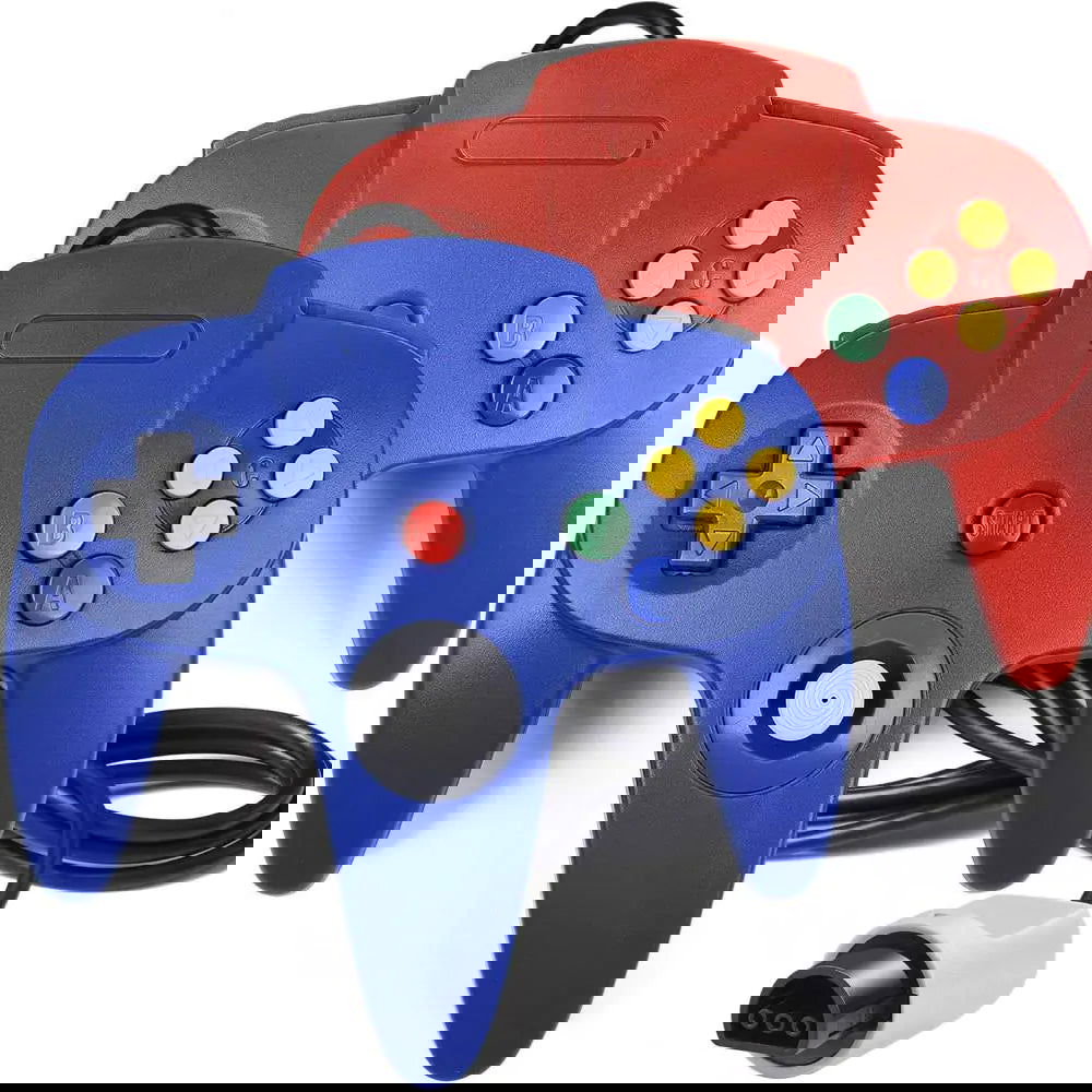 Retro N64 Console Gamepad N64 Wired Port - Arcadeclassics