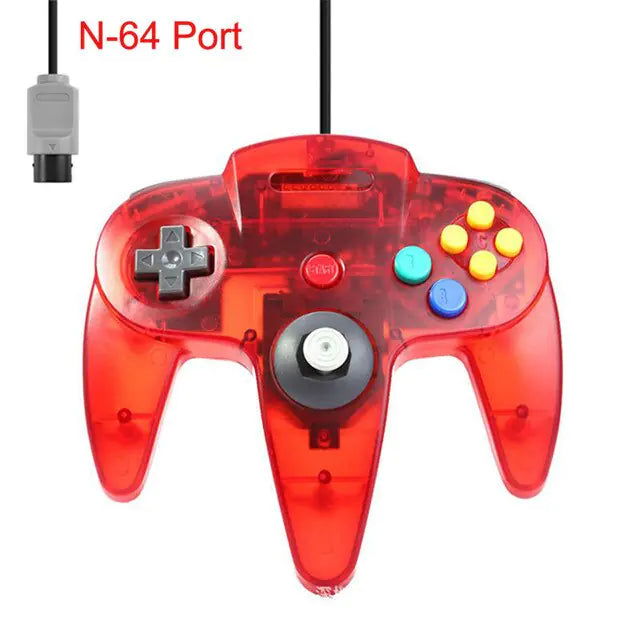 Retro N64 Console Gamepad N64 Wired Port - Arcadeclassics