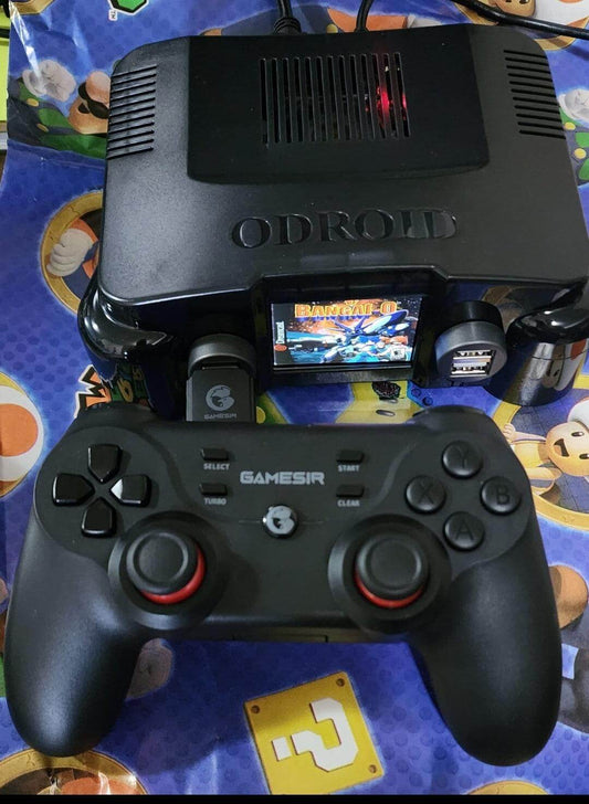 Custom oDroid Xu4 SBC gaming console system, 256GB Recalbox N64 Design & LCD display, A+ gameplay - Arcadeclassics #